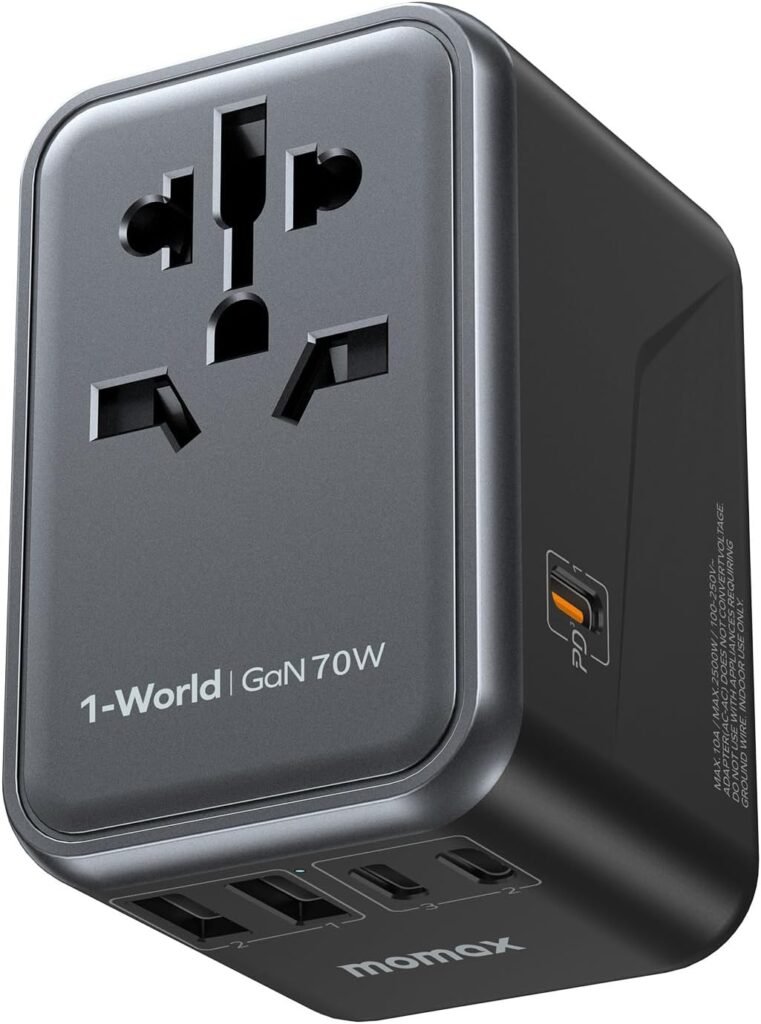 Universal Travel Adapter with USB-C