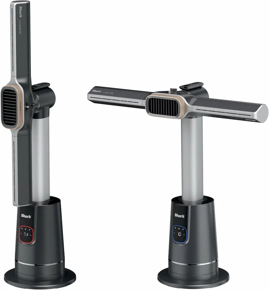 Shark TurboBlade Cool + Heat – 2-in-1 Bladeless Tower Fan & Space Heater for Customizable Year-Round Indoor Use, Bedroom, Living Room, & Office